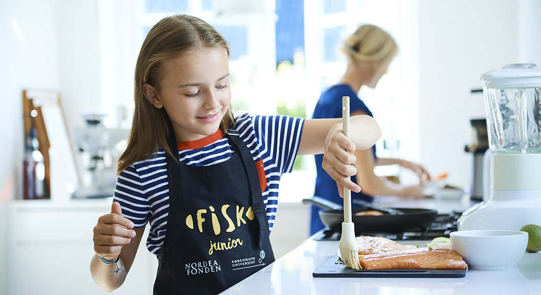 Girl making food